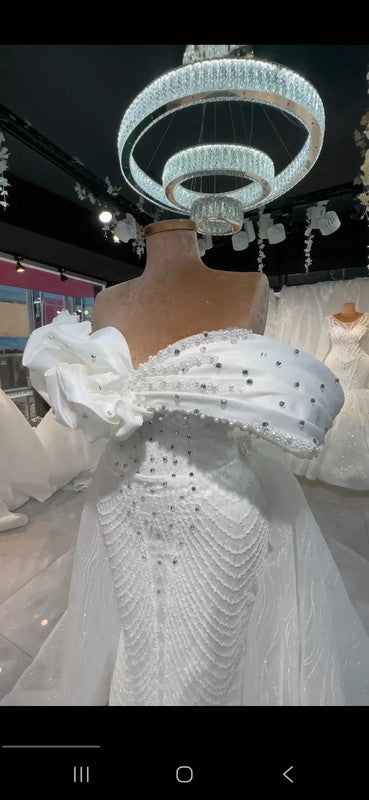 Magnifique Robe de Mariée Sirène