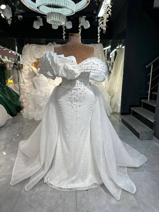 Magnifique Robe de Mariée Sirène
