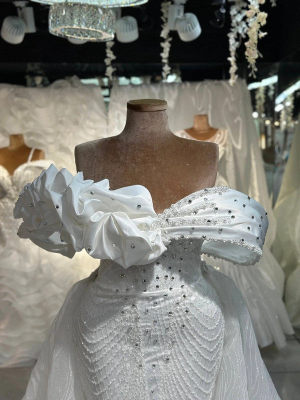 Magnifique Robe de Mariée Sirène