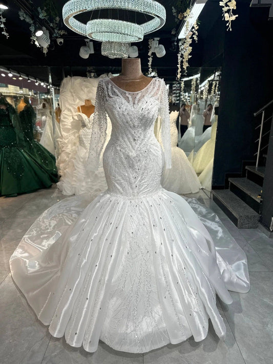 Magnifique Robe de Mariée Sirène