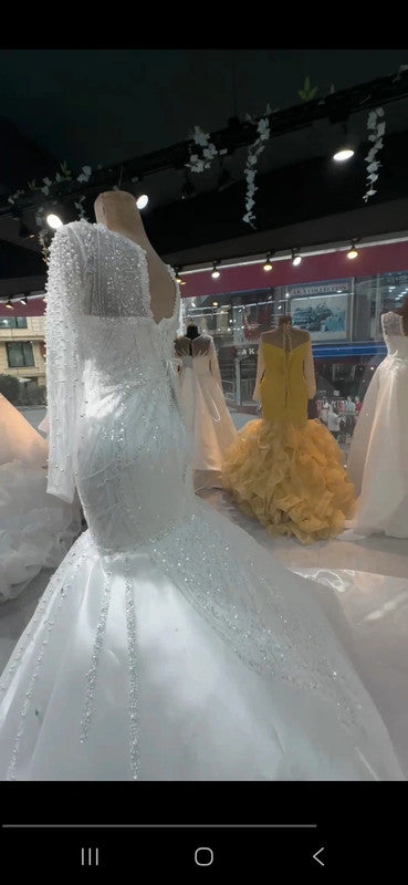 Magnifique Robe de Mariée Sirène