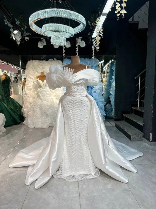 Magnifique Robe de Mariée Sirène