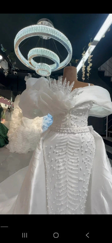 Magnifique Robe de Mariée Sirène