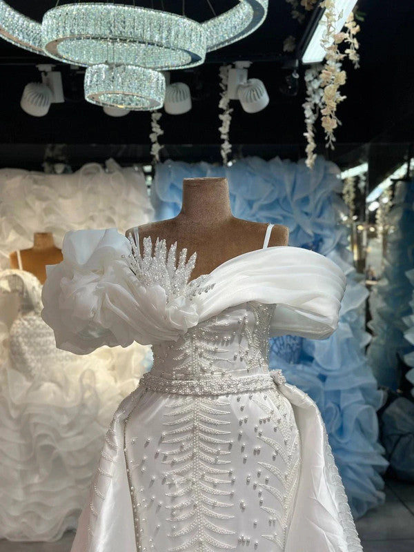 Magnifique Robe de Mariée Sirène