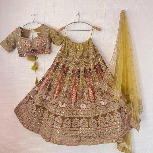 Magnifique Lehenga Vert Luxury