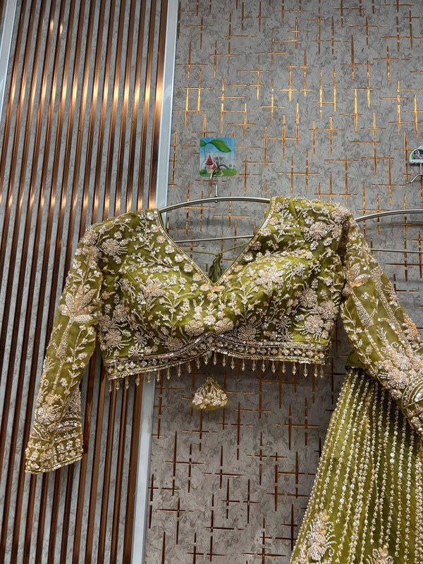 Magnifique Lehenga Vert Luxury