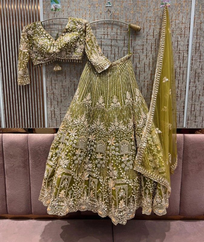 Magnifique Lehenga Vert Luxury