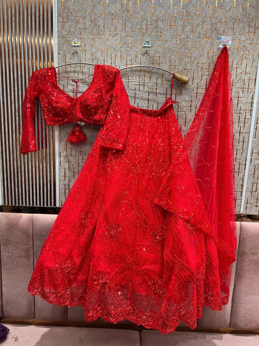 Magnifique Lehenga Rouge Luxury