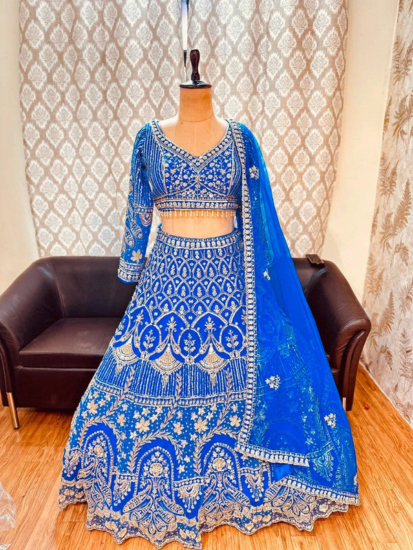 Magnifique Lehenga Bleu Luxury