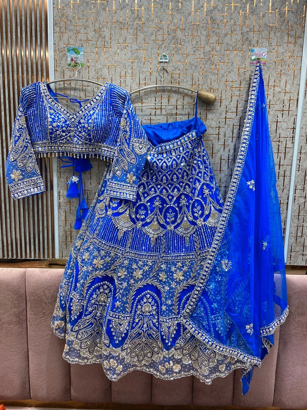 Magnifique Lehenga Bleu Luxury