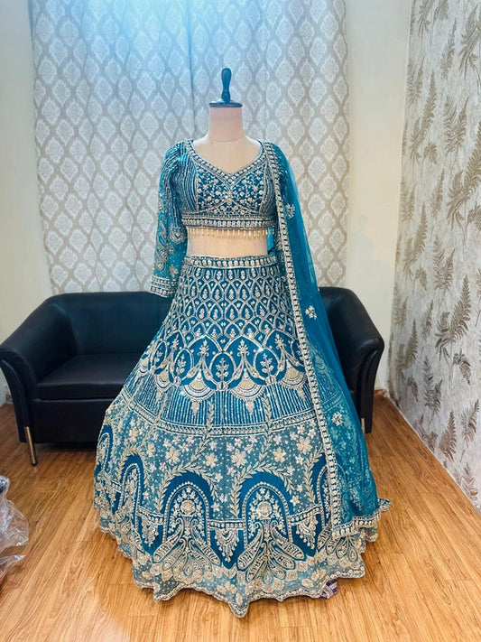 Magnifique Lehenga Bleu Luxury