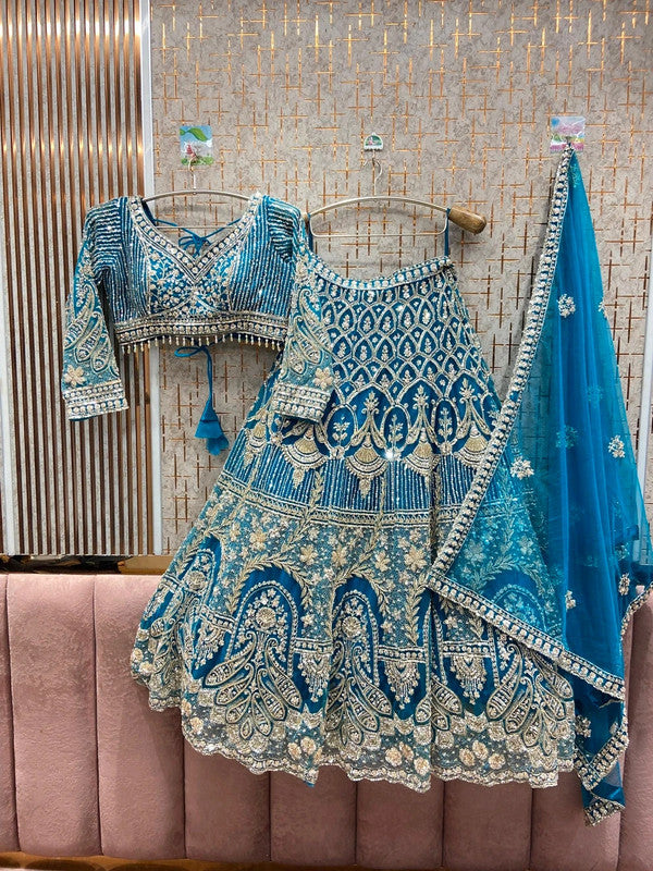 Magnifique Lehenga Bleu Luxury