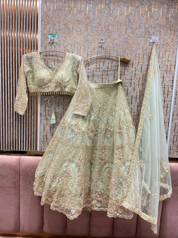 Magnifique Lehenga Vert Luxury