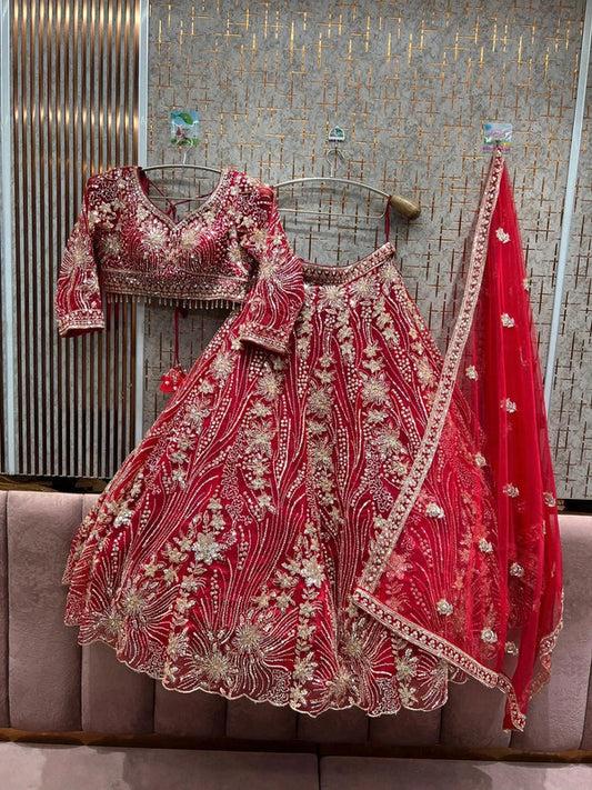 Magnifique Lehenga Rouge Luxury