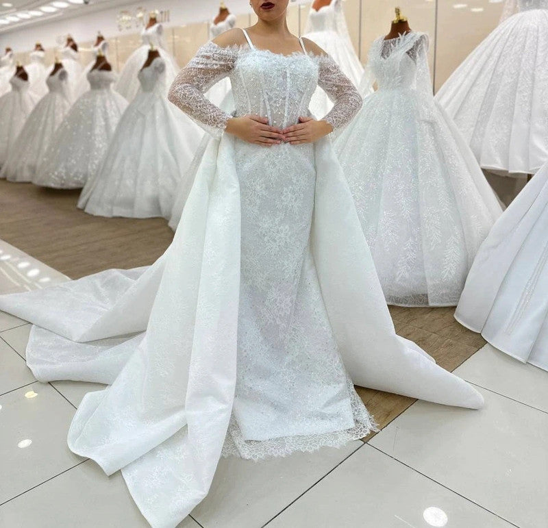 Magnifique Robe de Mariée Sirène Luxury