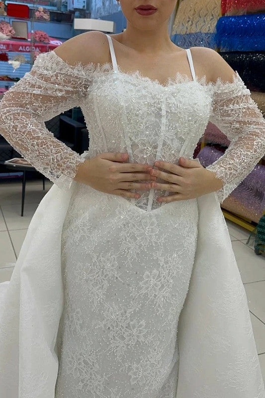 Magnifique Robe de Mariée Sirène Luxury