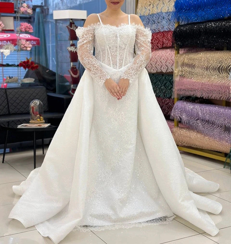 Magnifique Robe de Mariée Sirène Luxury