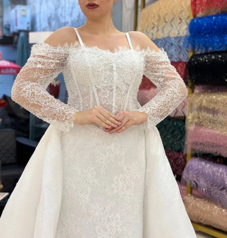 Magnifique Robe de Mariée Sirène Luxury