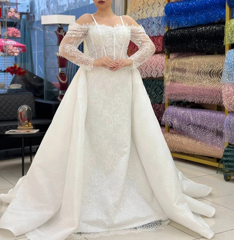 Magnifique Robe de Mariée Sirène Luxury