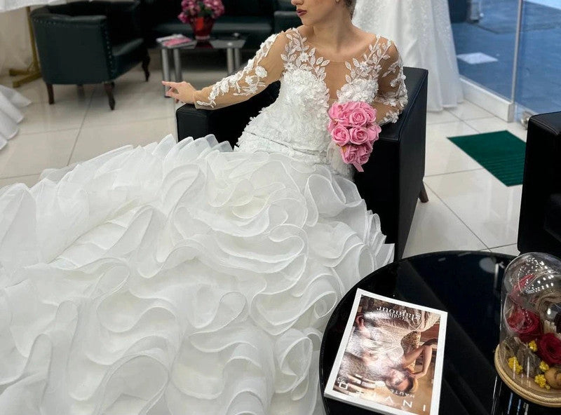 Magnifique Robe de Mariée Sirène Luxury