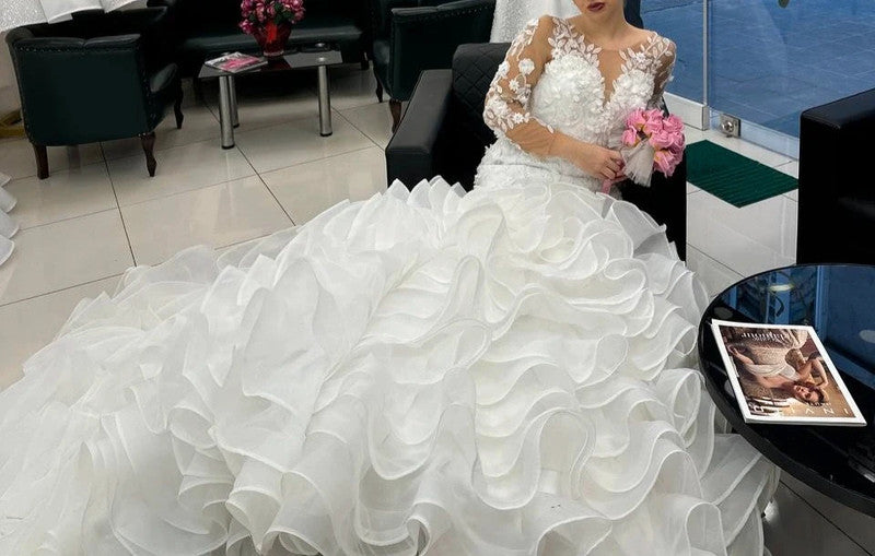 Magnifique Robe de Mariée Sirène Luxury