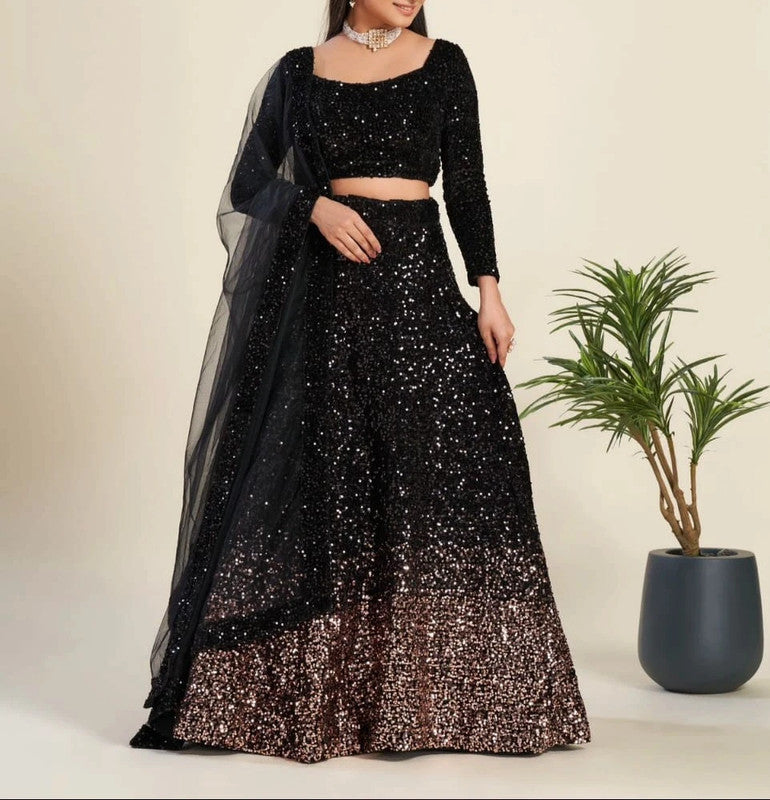 Magnifique Lehenga Noir Luxury