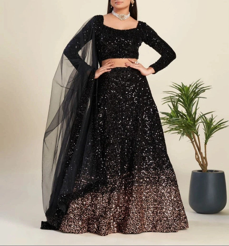 Magnifique Lehenga Noir Luxury