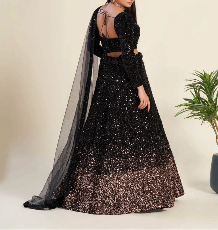 Magnifique Lehenga Noir Luxury