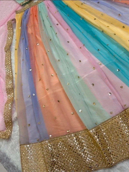 Magnifique Lehenga Multicolores Luxury