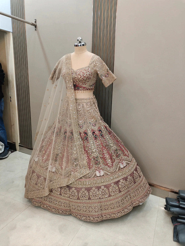 Magnifique Lehenga Luxury Beige