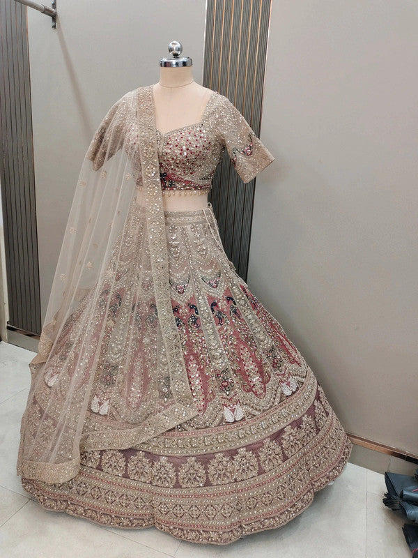 Magnifique Lehenga Luxury Beige