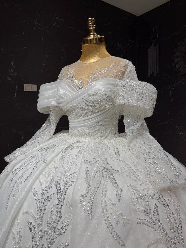 Magnifique Robe de Mariée Princesse Luxury