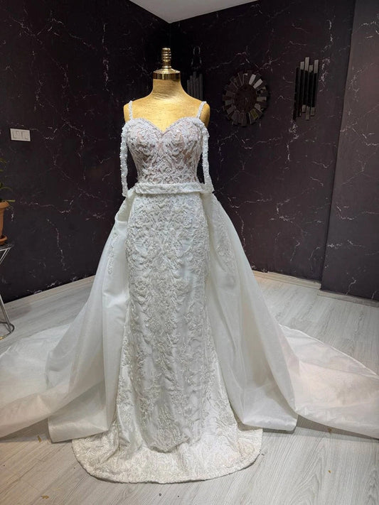 Magnifique Robe de Mariée Sirène Luxury