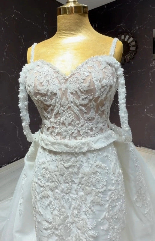 Magnifique Robe de Mariée Sirène Luxury