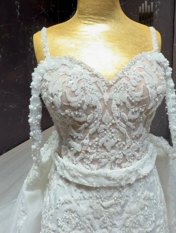 Magnifique Robe de Mariée Sirène Luxury