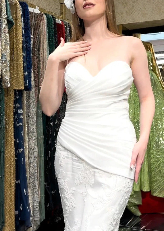 Magnifique Robe de Mariée Sirène Luxury