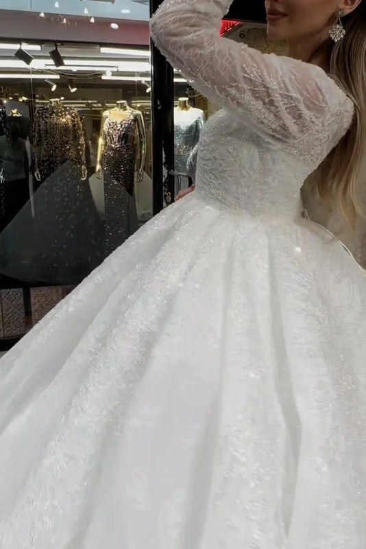 Magnifique Robe de Mariée Princesse Luxury