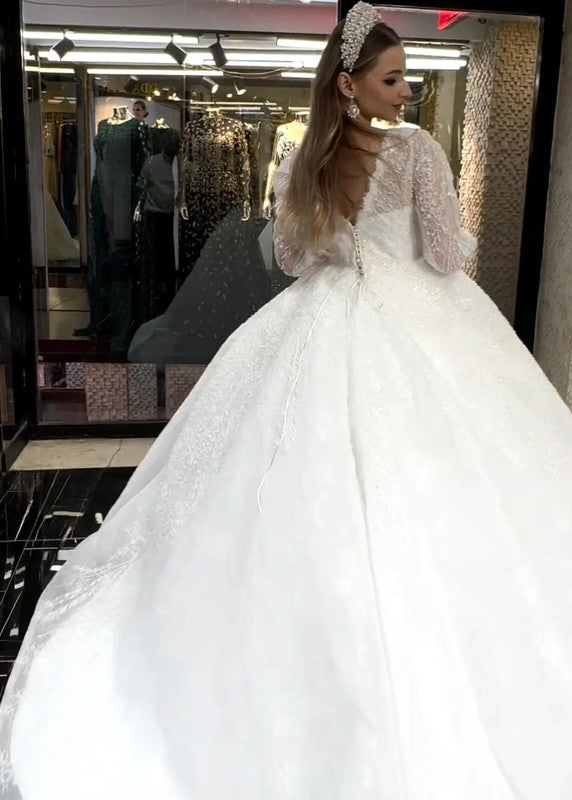 Magnifique Robe de Mariée Princesse Luxury