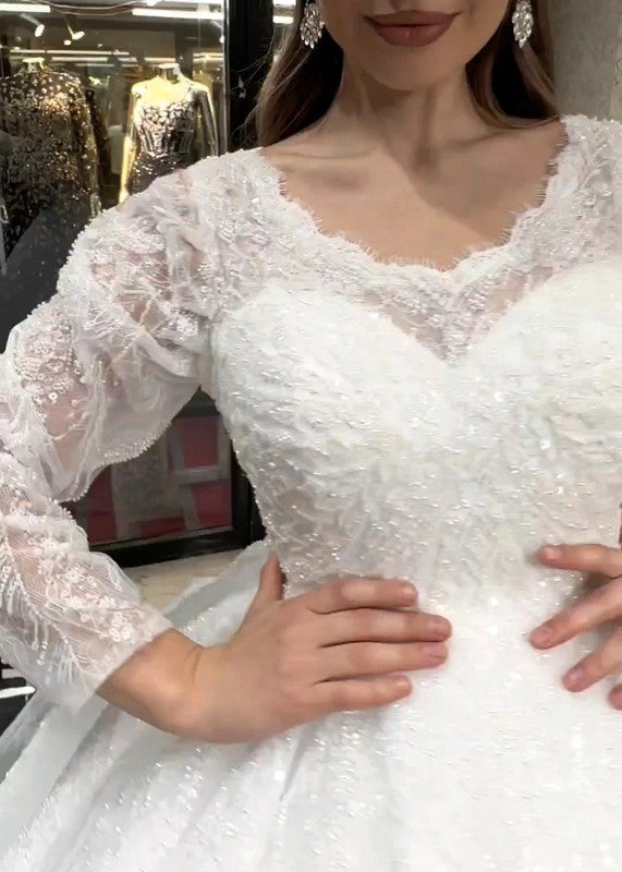 Magnifique Robe de Mariée Princesse Luxury