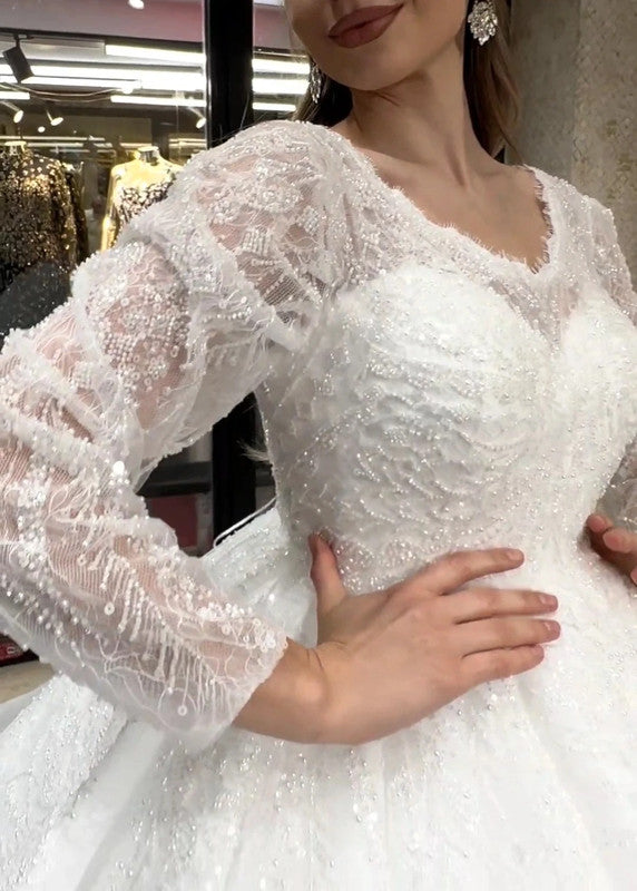 Magnifique Robe de Mariée Princesse Luxury