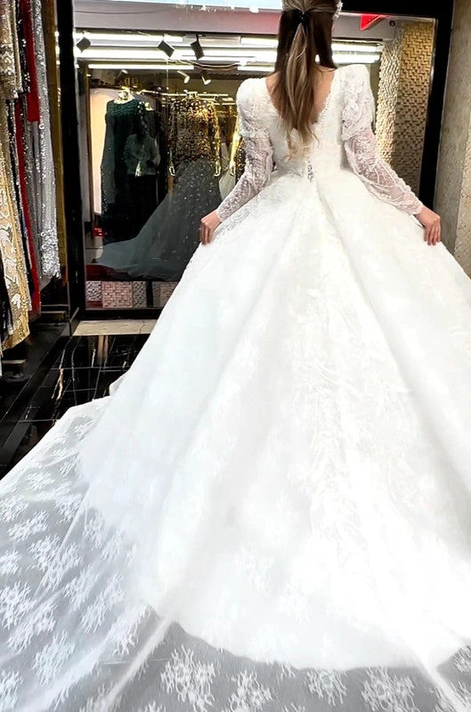 Magnifique Robe de Mariée Princesse Luxury