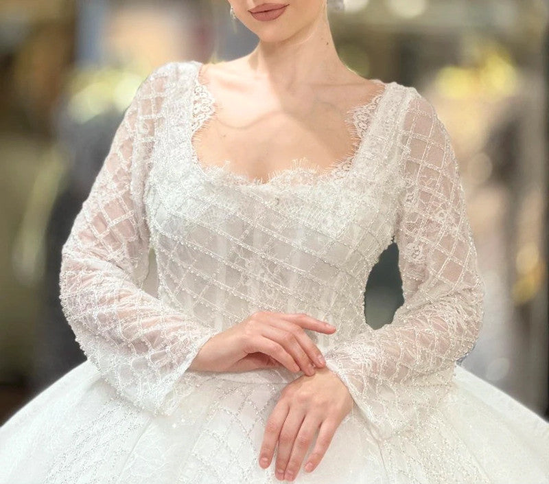 Magnifique Robe de Mariée Princesse Luxury