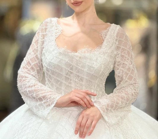 Magnifique Robe de Mariée Princesse Luxury