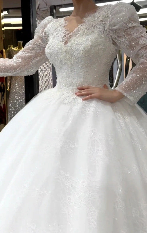 Magnifique Robe de Mariée Princesse Luxury