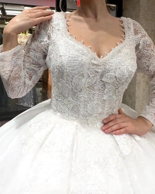 Magnifique Robe de Mariée Princesse Luxury