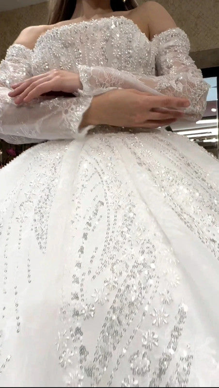 Magnifique Robe de Mariée Princesse Luxury