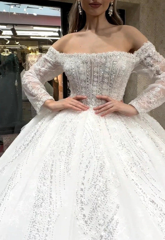 Magnifique Robe de Mariée Princesse Luxury