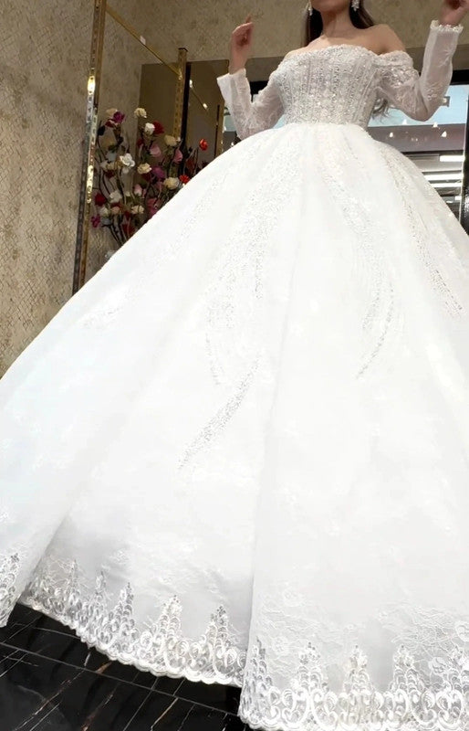 Magnifique Robe de Mariée Princesse Luxury
