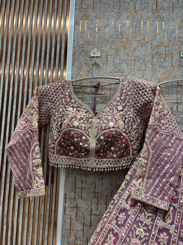 Magnifique Lehenga Luxury Violet