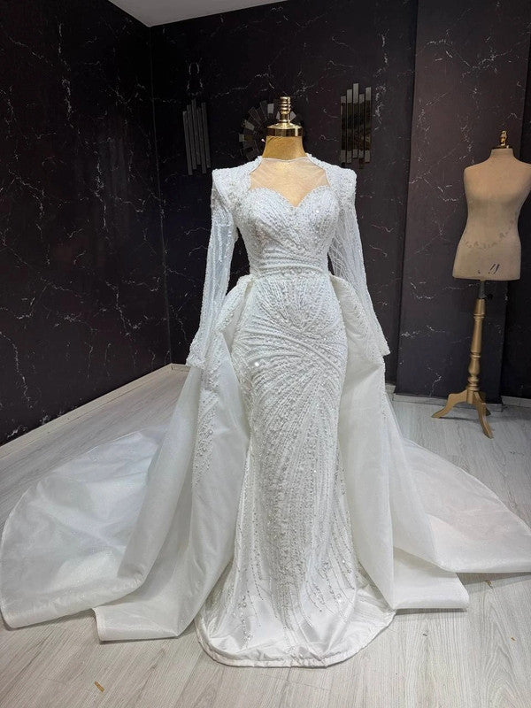 Magnifique Robe de Mariée Sirène Luxury